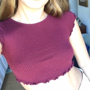 Baby Short Sleeve - Maroon